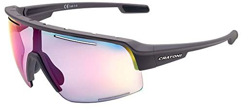Cratoni C-Matic NXT Photochromic Fahrradbrille Sportbrille Sonnenbrille (coffee-klar-plasma)