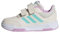 Adidas Unisex Baby Tensaur Hook and Loop Shoes, Chalk White/Aqua/Lilac, 21 EU