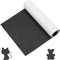 Vueinrg Filzgleiter Selbstklebend Filzmatte 30 x 200cm Klebefilz Selbstklebend Filz Meterware 2mm Dick Filzplatten zum Zuschneiden Möbelgleiter Filz für Stühle Möbel Couch (Schwarz)