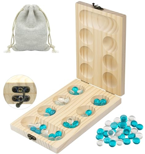 Mancala Jeu de Société-Kalaha-Jeu de Pierres-Jeu de Stratégie pour Enfants