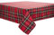 texpot Tischdecke 140 x 280 cm im Schottenkaro rot Tartan kariert 100% Polyester