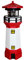 Alma Garden Solar Leuchtturm LED Beleuchtung