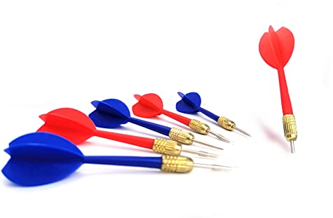 STUWU 6X Dartpfeil Dartpfeil Dartpfeile Steeldart Luftballon Spicker Dart Pfeil