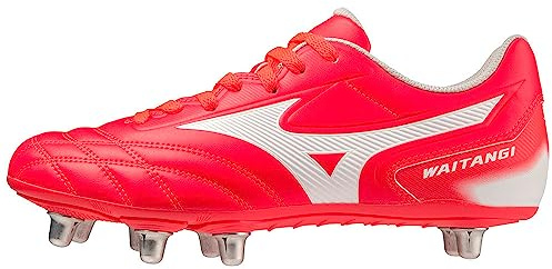 Mizuno Unisex Waitangi II Cl Rugby, Fierycoral2 Bianco, 42 EU