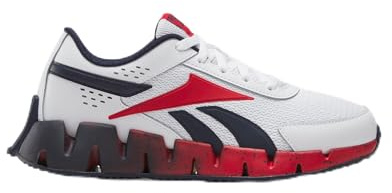 Reebok Zig DYNAMICA 2.0 Sneaker, Moon/VECTORRED/VECTORNAVY, 35 EU