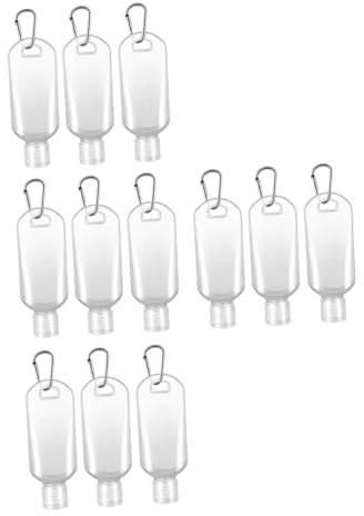 VICASKY Bouteilles à Bouteilles rechargeables Fermeture à pression pour les voyages et les articles d'hygiène Couleurs aléatoires Vide pour différents