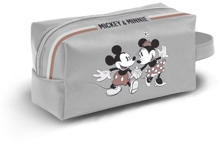 Disney Minnie Mouse Face-Trousse de Toilette de Voyage Brick Plus, Multicolore, 27 x 13 cm