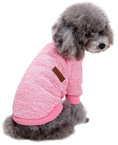 Dog Sweaters for Small Dogs, Soft Fleece Puppy Clothes, Warm Winter Coat