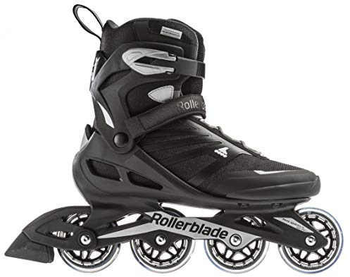 Rollerblade Men ZETRABLADE Inline-Skates 4, SCHWARZ/Silber, EU: 43 (UK: 9 / US: 10)