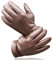 Royal Phoenix® Lederhandschuhe Herren - Luxuriöse Nappaleder Handschuhe gefüttert mit Kaschmir - Leather Gloves Men - Winterhandschuhe Herren aus Leder, Braun, S
