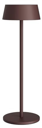 K-Bright LED Akku Tischleuchte, Kabellose tischlampe, 3000K warmweißes led tischlampe outdoor, Dimmbare Tischlampe Geeignet Für Abendessen, Lesen, Schlafzimmer, Garten Und Vieles Mehr Bronze