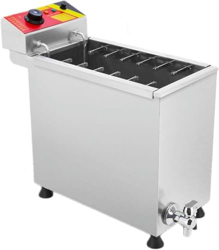 FLTRGO Freidora de Maíz para Perros, 25L, Comercial, Queso, Palitos para Perritos Calientes, Máquina para Hacer Queso, Palitos para Perritos Calientes, Freidora para Restaurante~/
