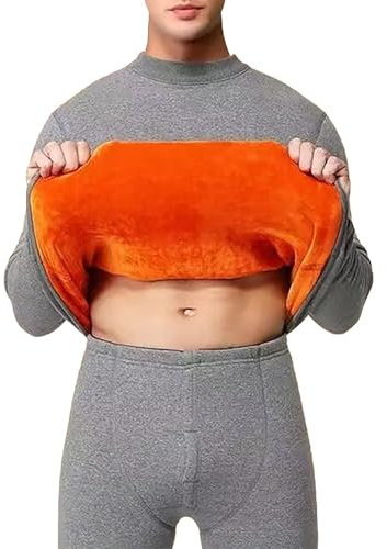 Tech-Trainingsanzug für Herren, schwarz, 2024 Geschenk, goldfarbenes Fleece, Set mit hohem Halsausschnitt, Thermounterwäsche für Herren und Damen, verdickte und gepolsterte Qiu-Jie-Qiu-Hose in einem