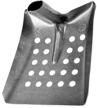 YiNLuax Heavy Duty Drainage Tool Mesh Shovel Suitable for Drainage with Ergonomic Handle High Carbon Steel