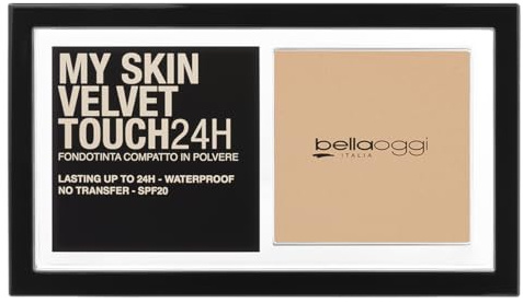 bellaoggi my skin velvet touch 24 h fondotinta in polvere golden beige 9 g