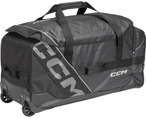 CCM Elite Spielertasche mit rädern B580W37 37 Schwarz 37WH