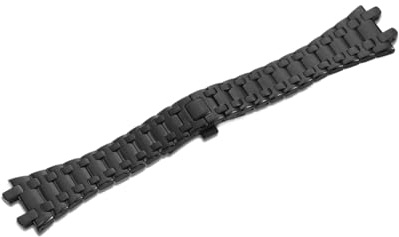 BEUAOCK Compatible avec les montres Ap Royal Oak Offshore, diamètre 42 mm, bracelet de montre en acier inoxydable massif 28 mm concave-convexe 15710 26470.(Black)