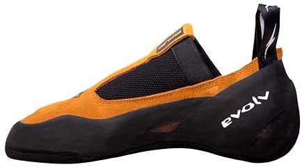 EVOLV Rave Rock Climbing Shoe for Training & Thin Crack Climbing - Golden Yam - EU Size: 42.5 - US Size: 9.5 Men's / 10.5 Women's