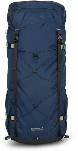 Regatta Survivor Rucksack, 45 l, aus reflektierendem, strapazierfähigem und strapazierfähigem Stoff, perfekt für Spaziergänge, Wandern, Camping und Trekking, gemischt, L, Casual