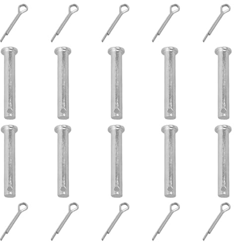 10 Pz Collegamento in Acciaio Inox Cerniera Perno Bulloni Fissaggio Piatte Cilindriche Per Serratura Del Rimorchio Meccanica Riparazione Posizionamento
