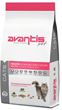 Avantis Cat 7,5 kg – Pienso para Gatos Adultos con Nutrición Inteligente y Botánicos Naturales