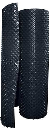 Jardibric - Membrane Drainante Alvéolaire 1,5 x 20 m - Nappe Drainage Fondation PEHD 400 g/m² - Protection Soubassement Mur Enterré