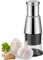 JTWEB Hachoir à Ail Pressé Cusine, Hachoir à Oignons Multifonction, Presse-ail en Acier Inox, Broyeur à Ail Haché pour Hacher les Légumes Oignons Presse-agrumes