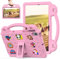 Sfulatdc Kids Tablet Case with Built-in Kickstand and Handle Shockproof Cute Cover Compatible with Samsung Galaxy A8,Lenovo M10 Plus 3rd Gen 10.6 inch Pink