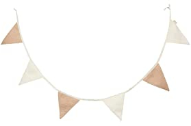 Jollein 719-602-67034 Wimpelkette Biscuit/Ivory