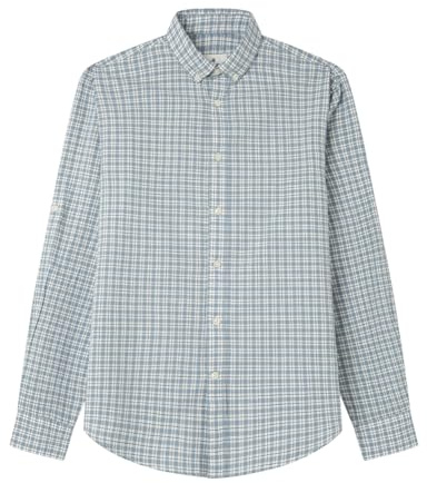 SPRINGFIELD Small Checks Cotton Slub Shirt Camisa De Cuadros Hombre