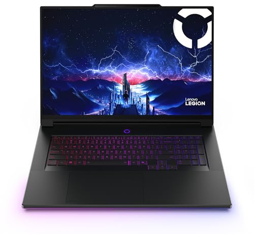 Lenovo Legion 9i 18, Gaming Laptop (2025 Model), Intel Core Ultra 9 275HX 24C, NVIDIA GeForce RTX 5090 24GB, 64GB RAM, SSD 4TB, Windows 11 Home/Pro, Keyboard (backlit/UK) - Eclipse Black