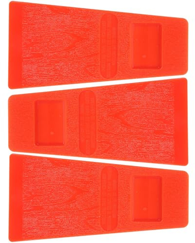 EPIGEIST Coins D'abattage en Plastique 5 Pouces Orange Accessoire de Coupe de Bois pour Bûcheronnage en Extérieur, Cale de Bûcheronnage Résistante et Légère, Outil de Calage