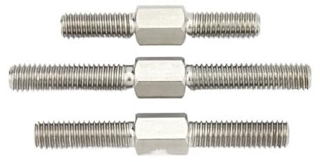 Tornillos de espiga de doble extremo, Pernos prisioneros de doble extremo acero inoxidable 304, rosca izquierda y derecha M6-M16(M8x40 3pcs)