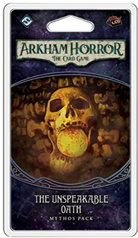 Fantasy Flight Games , Arkham Horror The Card Game: Mythos Pack - 2.2. The Unspeakable Oath, Card Game, Ages 14+, 1 to 4 Players, 60 to 120 Minutes Playing Time