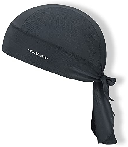 HASAGEI Sports Bandana Cap Durag Bandana Kopftuch Fahrrad Kopfbedeckung Atmungsaktiv nimmt Schweiß auf Hat