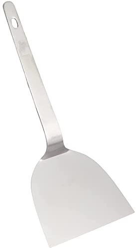 TIKUSAN Okonomiyaki Spatula Turner BBQ Stainless Spatula Made in Japan (4.7x10.8)