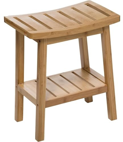 Well Home japansk Zen-stil Harmoni Bambu Pall, 46 x 39 x 25 cm