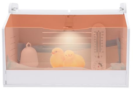 Geflügel Kükenbrüter Brutbox Ausrüstung Tech Kükenaufzuchtbox LED Anzeige Labor Komplettset Kleintiere Manuelle Inkubatorheizung Transparente Öffnung Hühnerbrutkasten Heimbrutkasten Hühnerenten Vögel