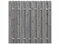 Woodtex Sichtschutzzaun Gartenzaun Kieferholz Kesseldruckimprägniert|Bohlen Zaun KDI Grau|180x180x4,5cm|ideal für Garten und Terrassen