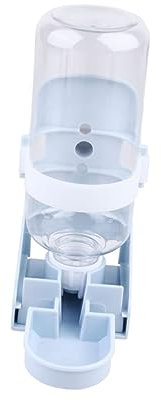 COSMEVIVI Distributeur Eau Automatique pour Animaux Bouteille Étanche pour Hamster Cochon Chien Et Oiseau Installation Facile sur Cage Accessoire Pratique pour Animaux De Compagnie Bleu