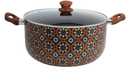 IMUSA Horno holandés Talavera de 10 cuartos con negro
