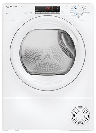 Candy CROE C9TE-80 Condenser Tumble Dryer, 9kg load, White