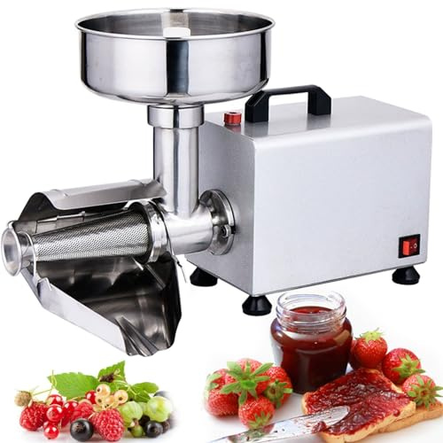 Moulin à Tomates éLectrique Presse Passoire électrique, fraiseuse commerciale, machine à sauce, presse-agrumes, broyeur alimentaire en acier inoxydable et machine à aliments