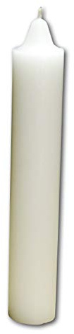 Candela Jumbo bianco - altare | candela universale altare bianco | Voodoo, Hoodoo, Conjure