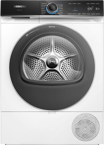 Siemens WQ46B2C40 iQ700 Sèche-linge intelligent à pompe à chaleur 9 kg VarioSpeed Condensateur autonettoyant Commande vocale