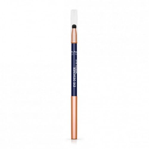 M. Asam MAGIC FINISH EYE DESIGNER Majestic-Blue (0,28 g) – wasserfester Eyeliner für ein langanhaltendes & farbintensives Ergebnis mit integriertem Schwämmchen für einfaches Verblenden, Augen Make-up