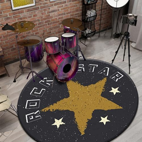 ANSNOW Tjocka Trummatta Rund Trummatta Halkfri Trummatta Ljudsäker Matta | Trummatta Professionell Rektangel Elektroniskt Jazztrumset, För Bastrummor Och Annan Matta För Musikinstrument/E/180 Cm