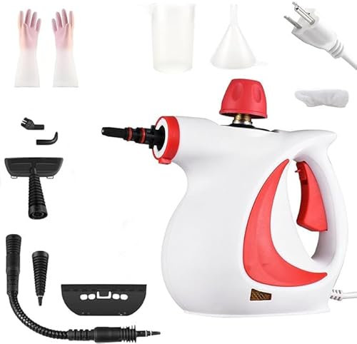 Parco Steam Cleaner,Natural Steam Cleaner,Parco Natural Steam Cleaner,Delilah Natural Steam Cleaner,Handheld Power Steam Cleaner For Home (Red)