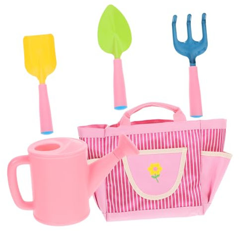 Toyvian 1 Satz Gartengeräte für Kinder Kinderspielzeug Wasserspiel Gartenarbeit Set Gartenarbeit zubehör Spielzeuge Kinder Werkzeug Farbiges Gartenzubehör für Kinder Gartenhandwerkzeuge PP