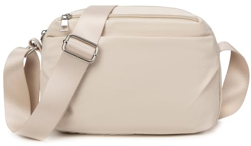 oscaurt Crossbody Bag Damen Sportliche Umhängetasche Wasserdichte Bauchtasche Damen Handtasche Gürteltasche mit Mehreren Taschen Geschenke für Frauen und Männer